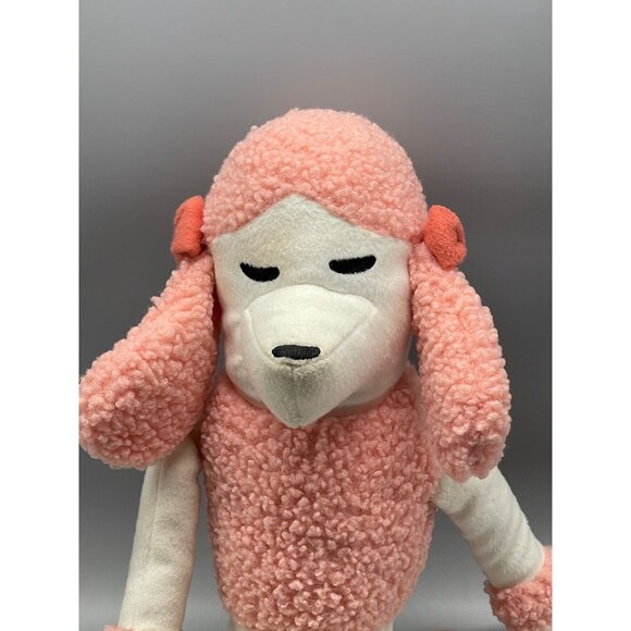 Pillow fort dog toy plush poodle bows throw pillow 2017 polyester pink READ - Picture 3 of 10